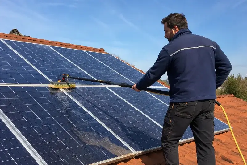Nettoyage et entretien de panneaux solaires à Saint-Mard